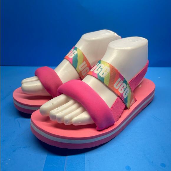 UGG Sandals Zuma Sling Slingback Pink Casual Comfort Open Toe Size 7 - Picture 4 of 10